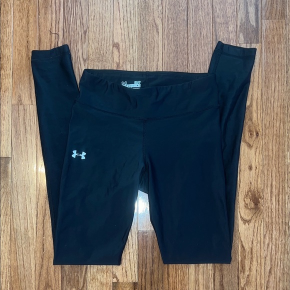 Under Armour Black Compression Leggings Pants Women’s Size Small - Picture 2 of 13